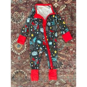 Little Sleepies Justice League DC Comics Zippy Pajamas (3-6 months)